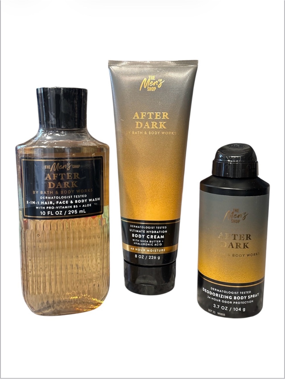 Bath & Body Works "After Dark" Men's Grooming Trio Set